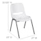 Flash Furniture White Shell Stack Chair, PK5 5-RUT-EO1-WH-GG - alternate 4